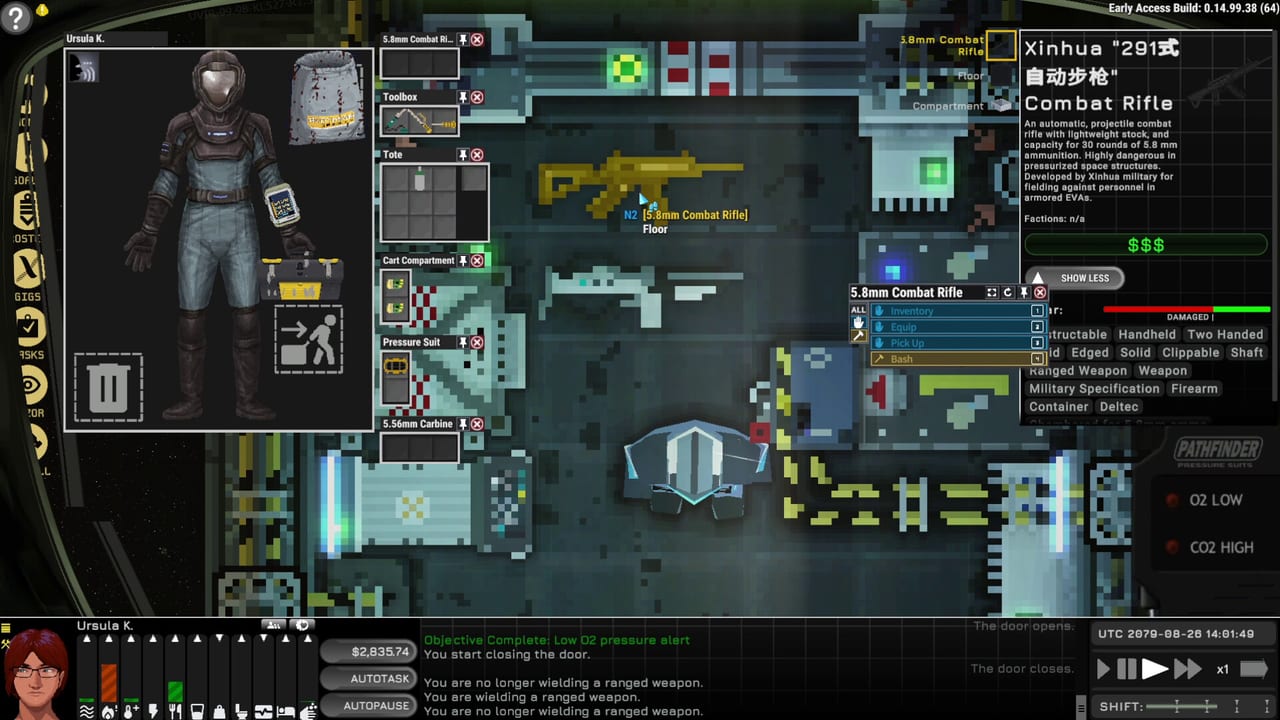 Ostranauts station corridor